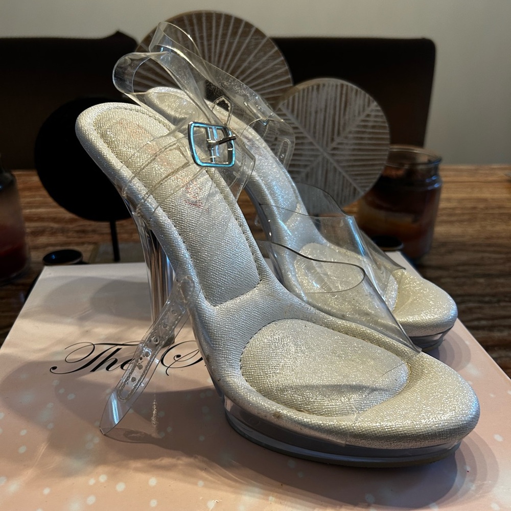 The Shoe Fairy Posing heels